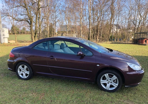 Peugeot 307 CC cena 8900 przebieg: 225250, rok produkcji 2004 z Leśnica małe 172